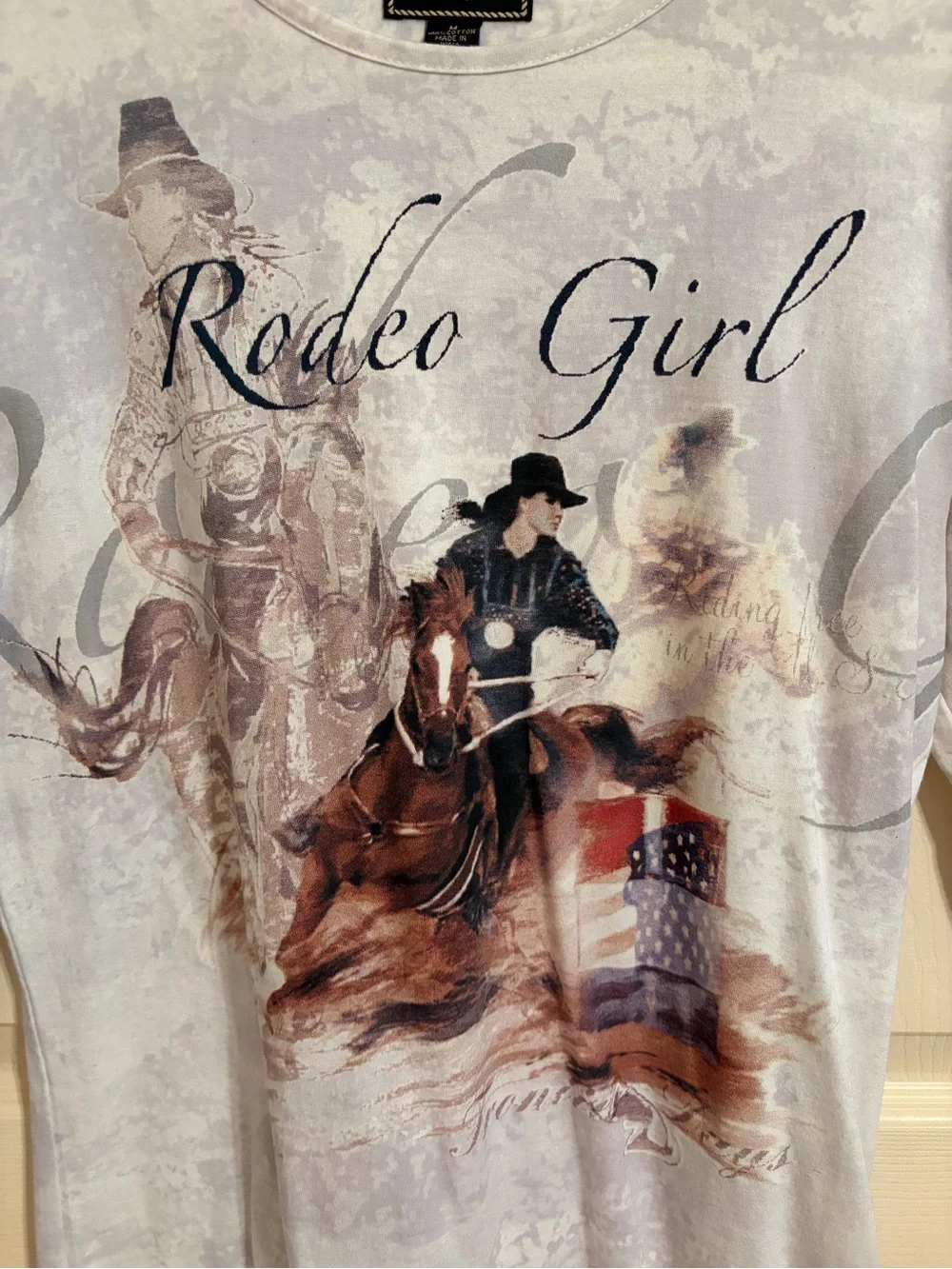 BIT AND BRIDLE “RODEO GIRL” LS tee